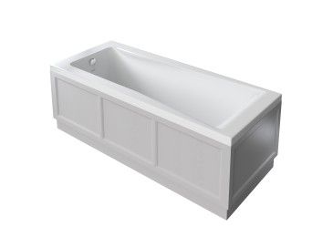 Standard 1700mm Front bath Panel - White