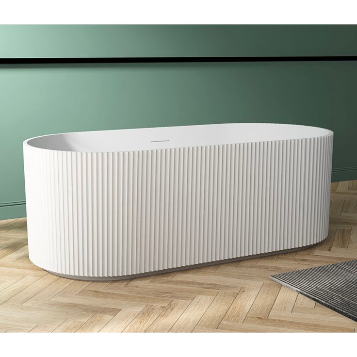 Labyrinth Fluted Freestanding Bath