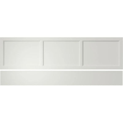 Standard 1700mm Front bath Panel - White