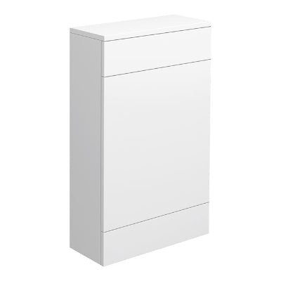 Bliss 500mm Waterproof PVC Curved Slim WC Unit
