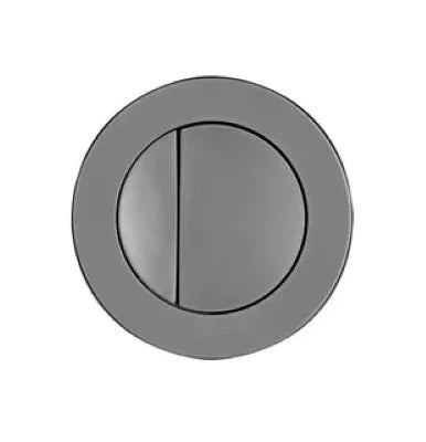Tavistock Round Flush Button - Gunmetal Grey