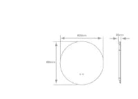 Rochelle Tunable LED Frameless Mirror