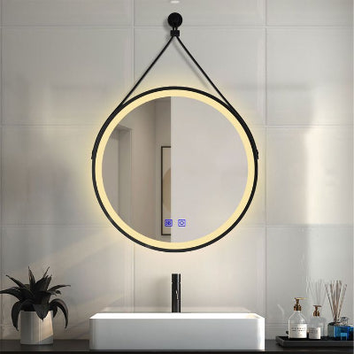 Belini Round LED Hanging Mirror