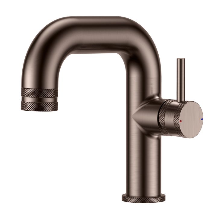 Core Side Lever Basin Mono Brushed Brass