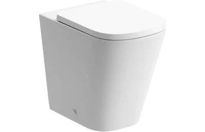 Emilia Square Soft Close Toilet Seat - White