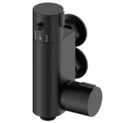 Thermostatic Vertical Valve for Douche Black