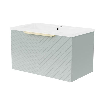 Chevron Handle Brushed Brass