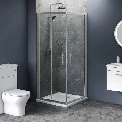 Aqua i 6mm Corner Entry Shower Enclosure 1000mm x 1000mm