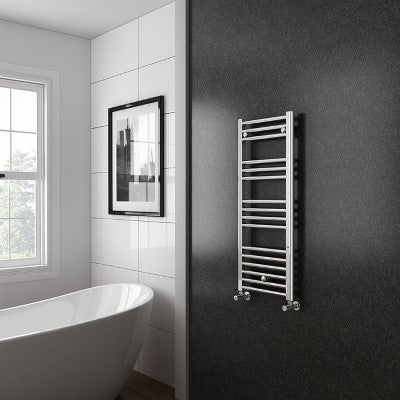 Bayham Electric 1200 x 500mm Straight Towel Rail - Chrome