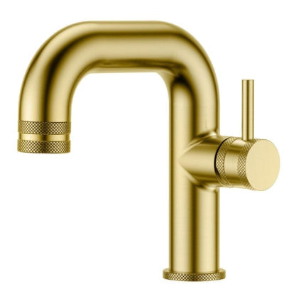 Core Side Lever Basin Mono Brushed Brass
