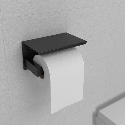 Toilet Roll Holder Black